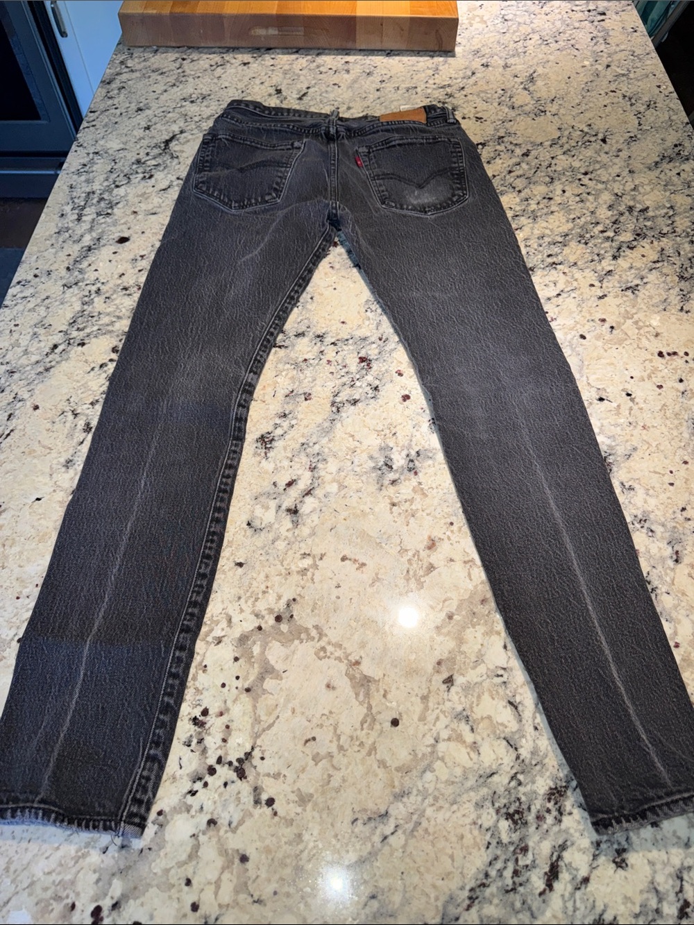 Levi's Men's Faded Black Skinny Jeans